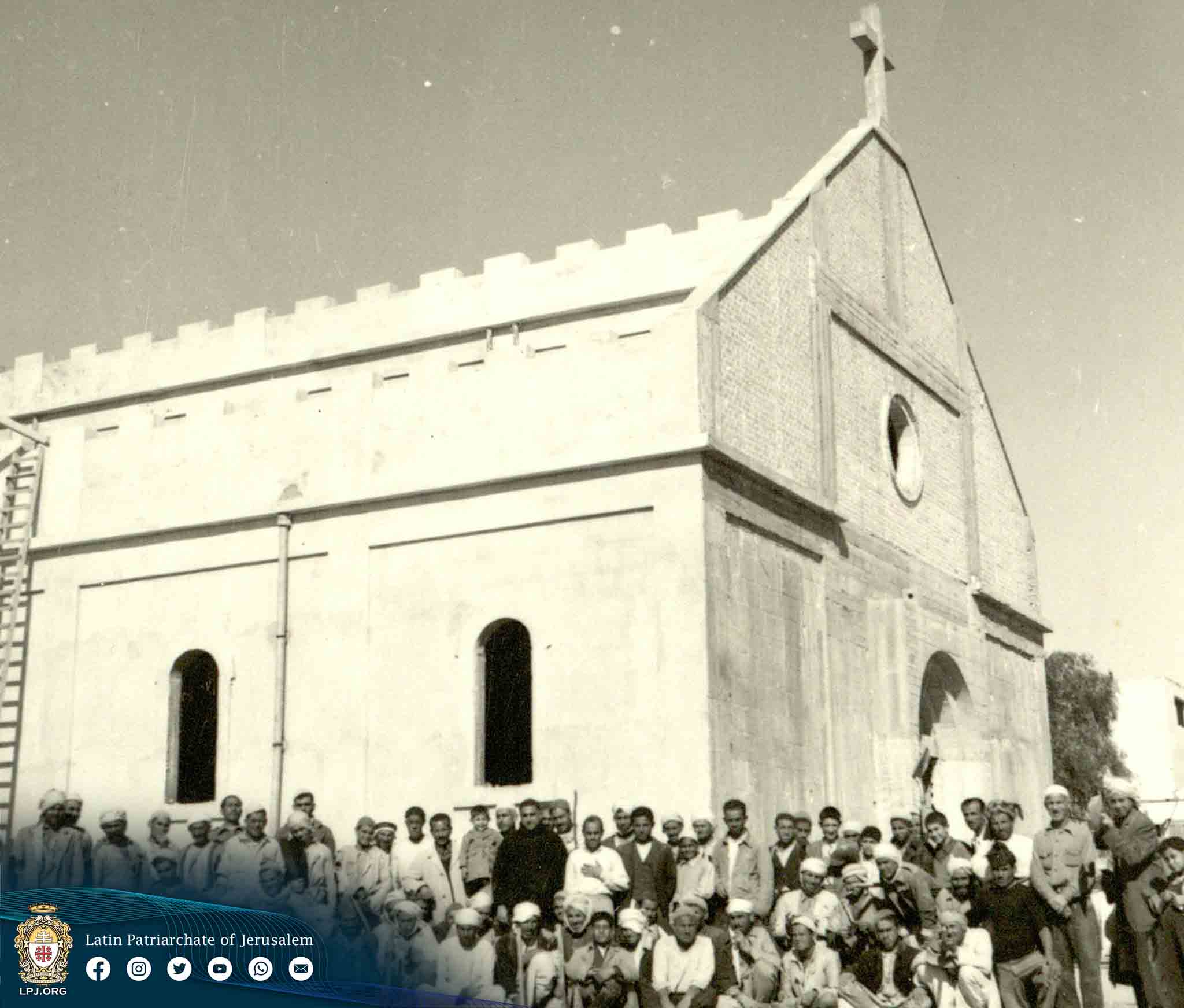 Outside of the church