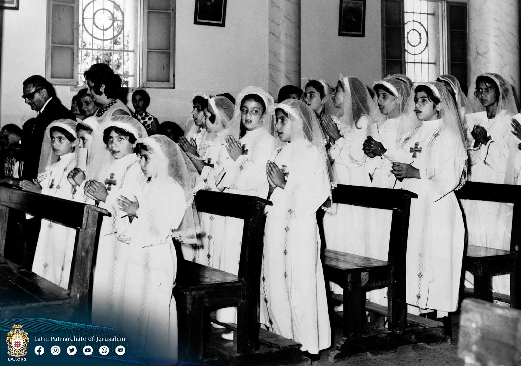 First communion and confirmation, 1972