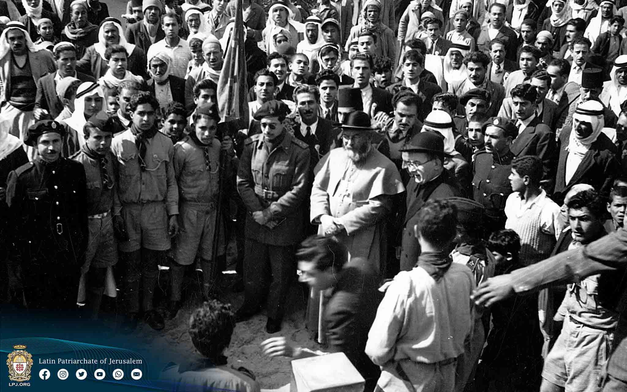 Visit of Patriarch Gori, February 1952