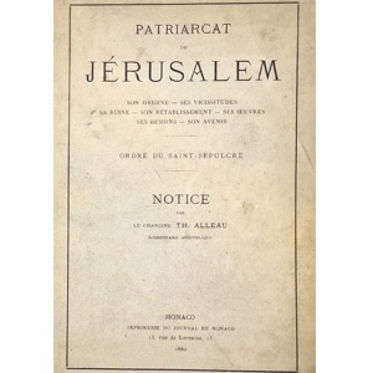 Alleau - Patriacat de Jerusalem [Fr]