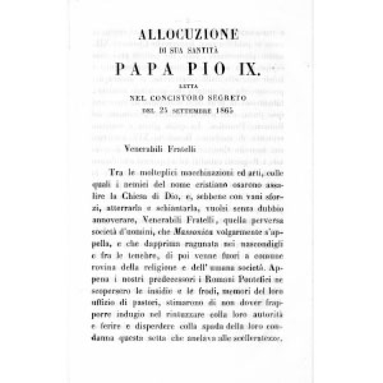 Pie IX 14 1865 [It]