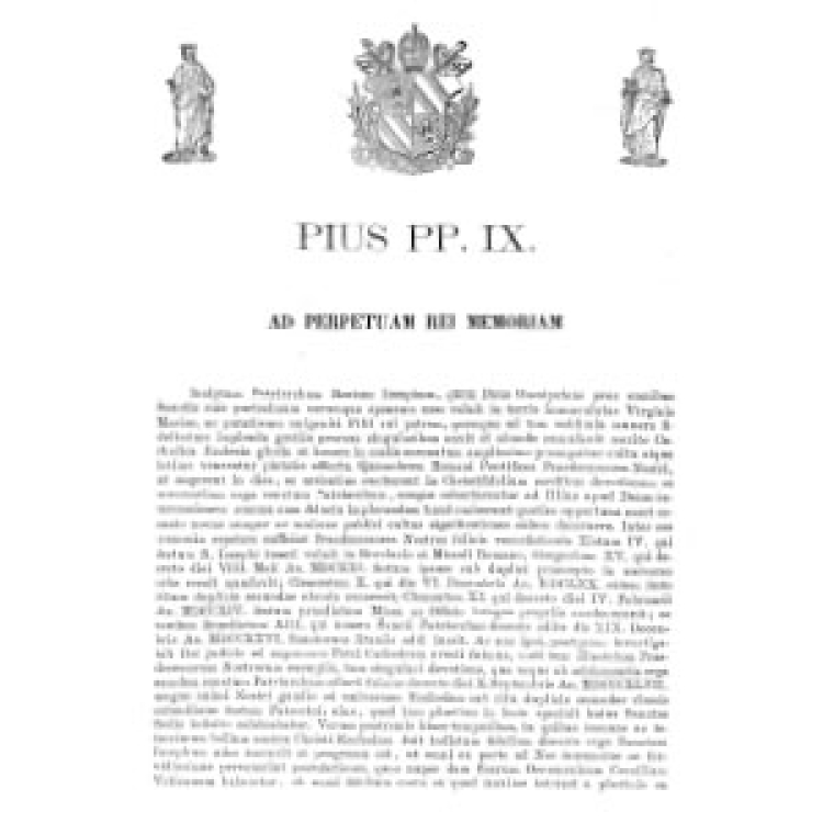 Pie IX - A la memoire perpetuelle de la chose 1871-6 [La]