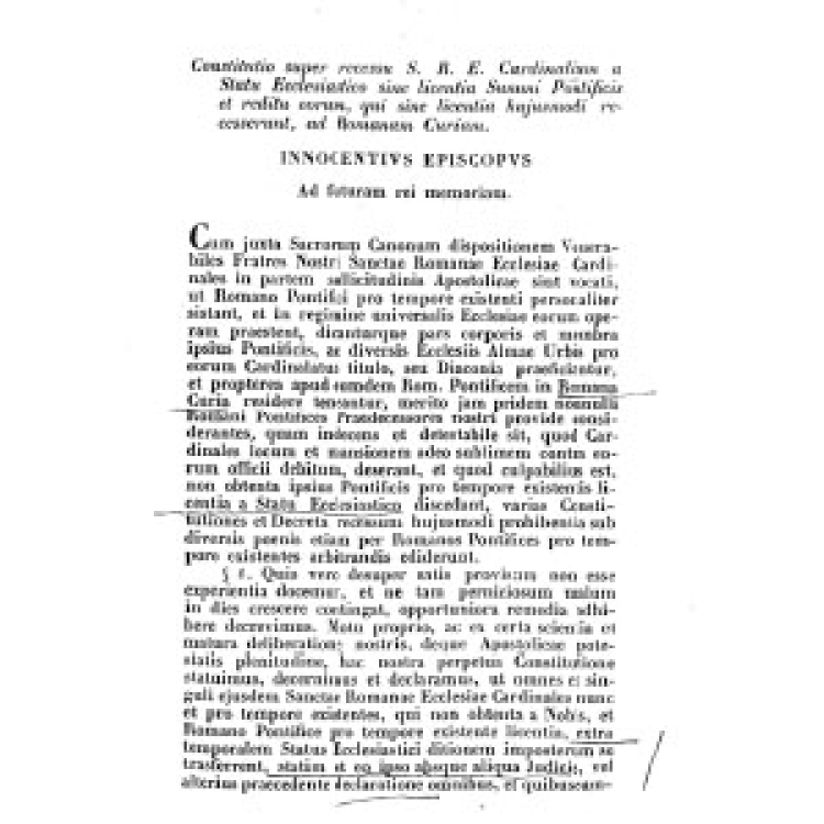 Pie IX - Innocentius Episcopus [La]