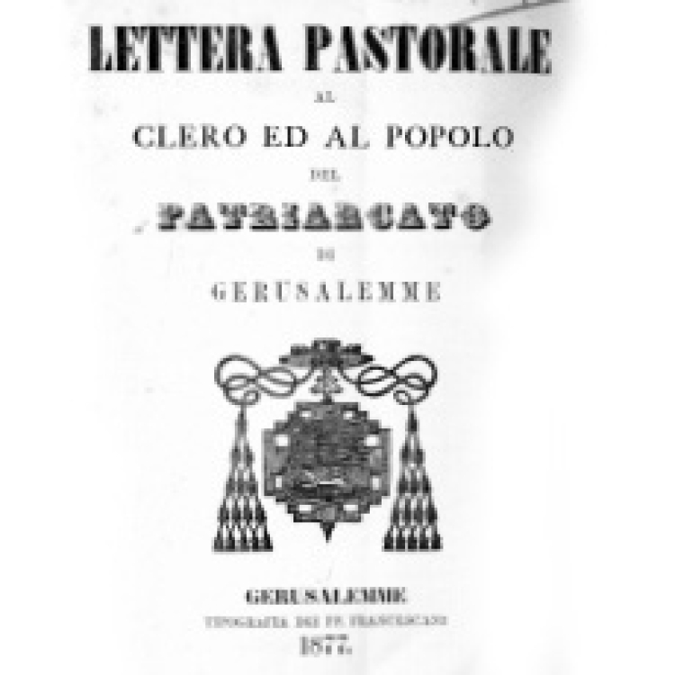 Lettre pastorale au clergé et au peuple Mgr. Bracco 1877 [It]