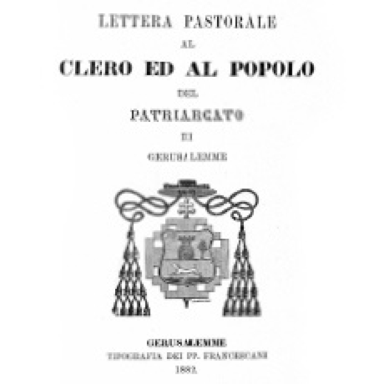 Lettre pastorale au clergé et au peuple Mgr. Bracco 1882 [It]