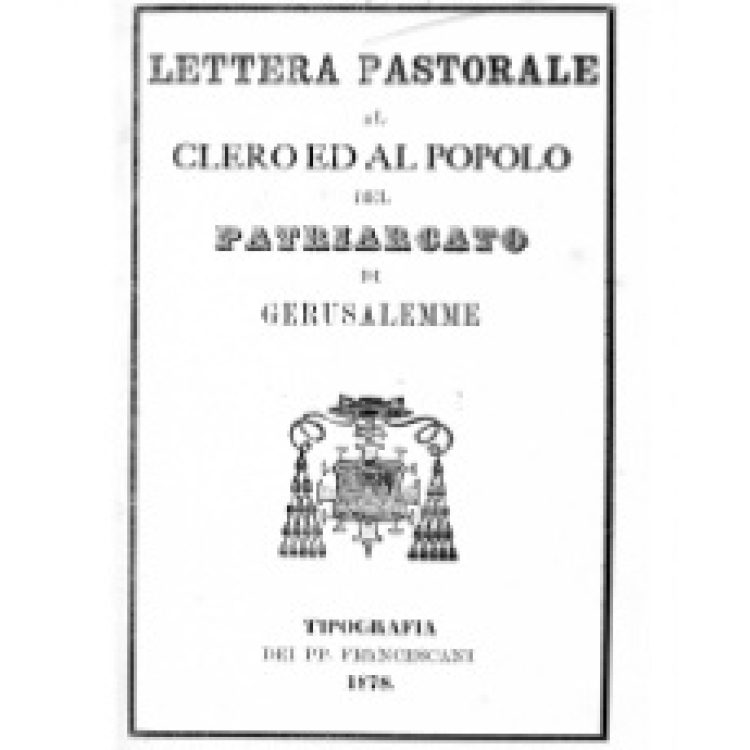 Lettre pastorale au clergé et au peuple Mgr. Bracco 1878 [It]
