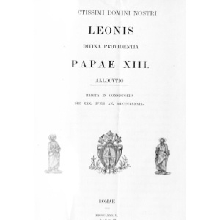 Leon - XIII Allocutio 1899 [La]