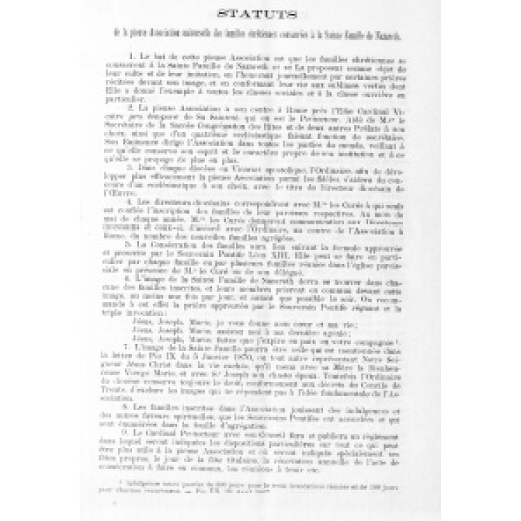 Leon XIII - Christian Family Statutes [Fr][Es][De][En]