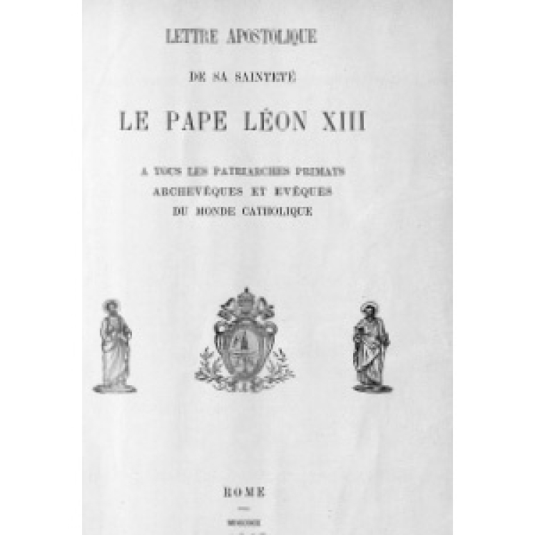 Leon XIII - Lettre Apostolique de 25 Pontificat 1902 [Fr]