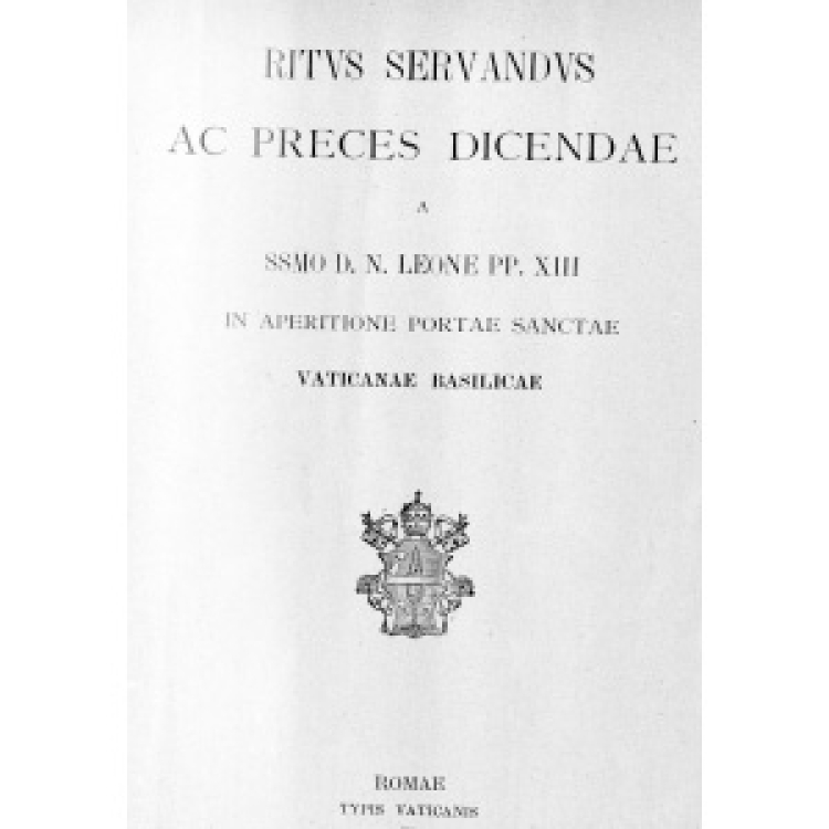 Leon XIII - Portae Sanctae 1899 [La]