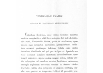 Leon XIII - Venerable Frere 1890 [La]