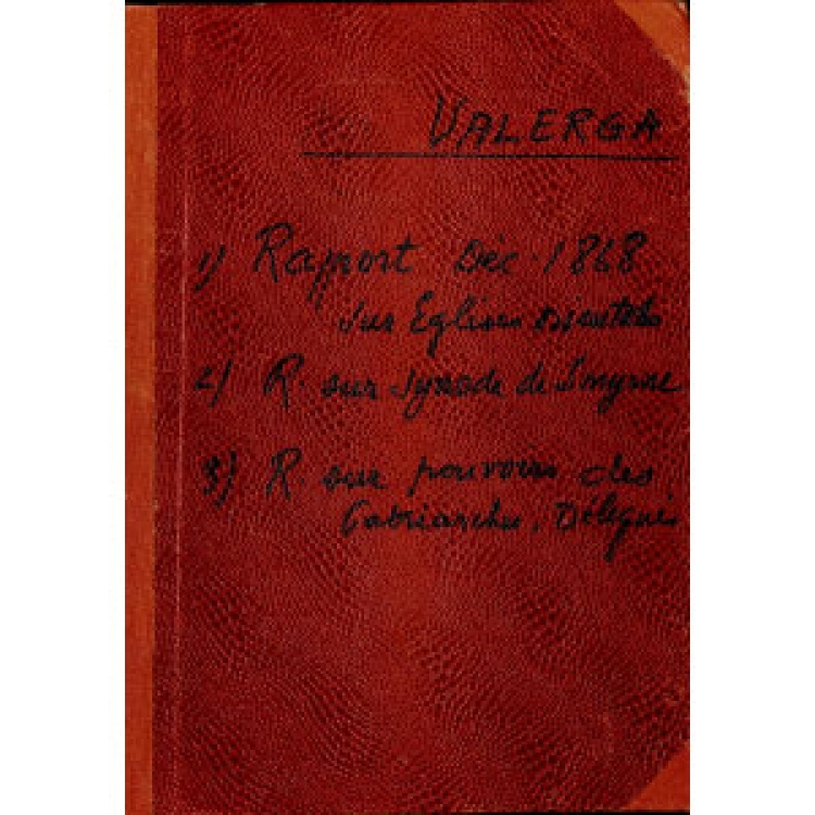 Rapports divers (Valerga) 1868 [It]