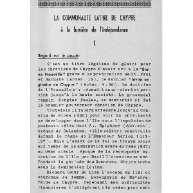 Bateh - Communaute Chypre [Fr]