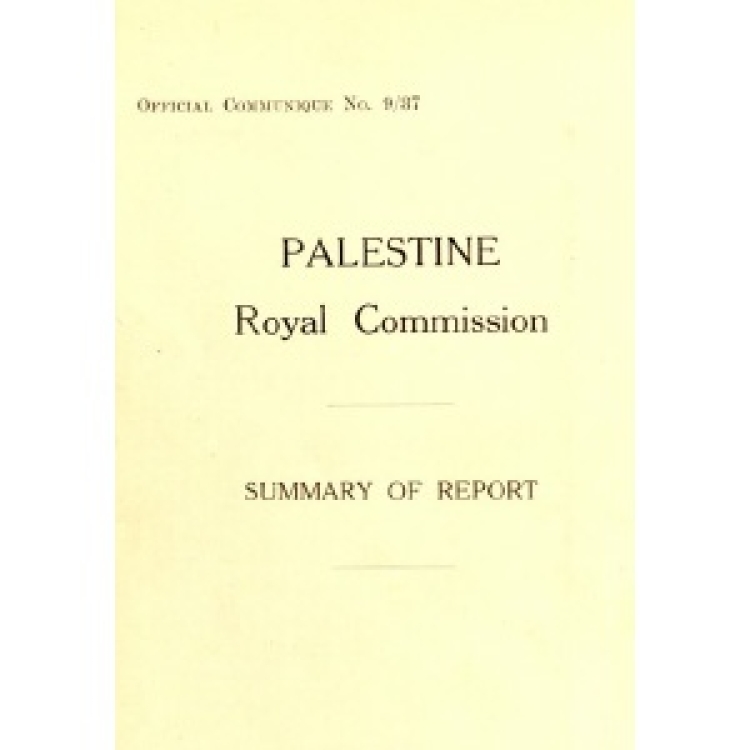 Palestine Royal Commission - Report [En]