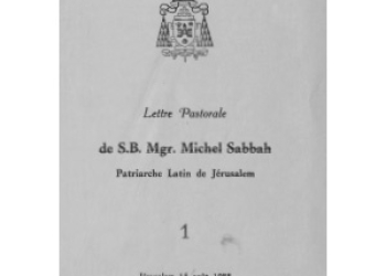 Sabbah - Lettre pastorale 1988 1 [Fr][It][Ar]