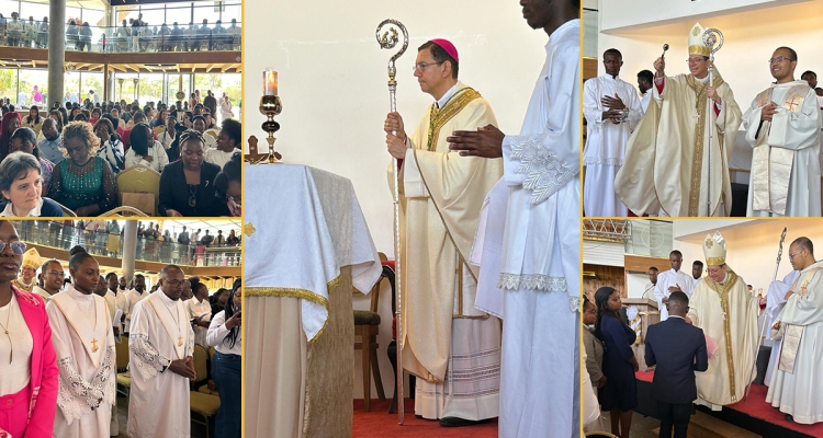 Mgr. Bruno célèbre la messe de Pâques
