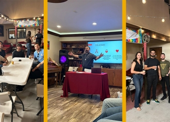 Grupo de la Pastoral de Jóvenes Adultos de San José en Pomona