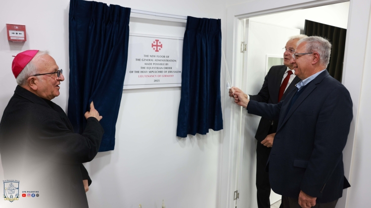 Inauguración del Nuevo Edificio de la Administración General de las Escuelas del Patriarcado Latino