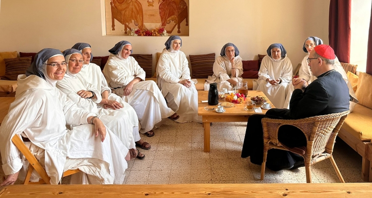 S.B. il Cardinale Pierbattista Pizzaballa Visita Deir Rafat