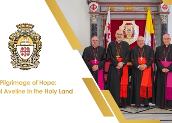 A Pilgrimage of Hope, Cardinal Aveline in the Holy Land