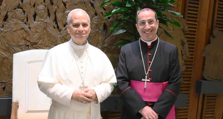 El Vicario Patriarcal de Jordania Se Reúne con Su Santidad el Papa León XIV