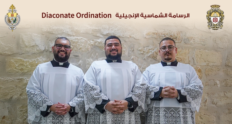Diaconate Ordination of three Seminarians at Beit Jala
