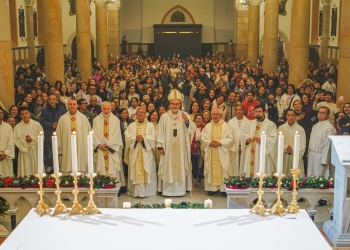 Cardinal Pizzaballa Presides over the First Simbang Gabi Novena Mass in Jaffa