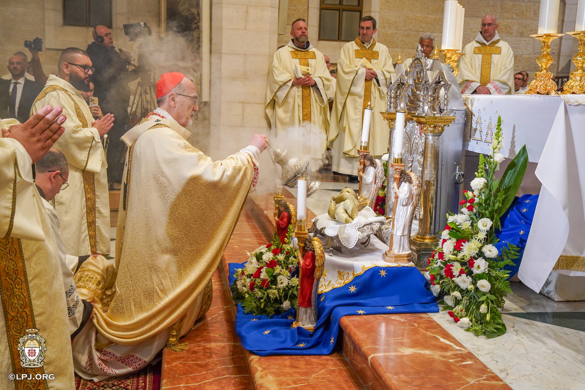 Il cardinale Pizzaballa guida le celebrazioni natalizie a Betlemme
