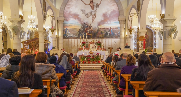 Il cardinale Pizzaballa presiede la festa della Sacra Famiglia a Ramallah