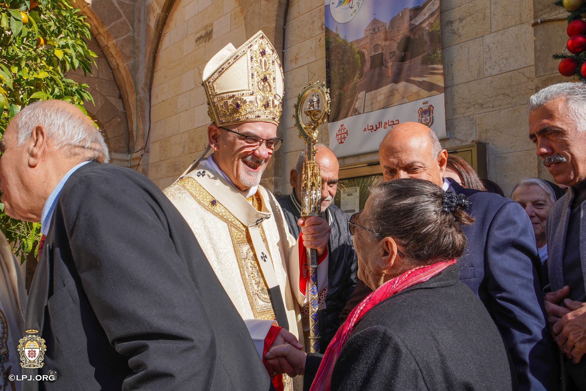 Il cardinale Pizzaballa guida le celebrazioni natalizie a Betlemme