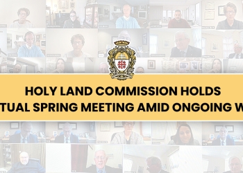La Commission de Terre Sainte tient une réunion virtuelle de printemps dans un contexte de guerre persistante