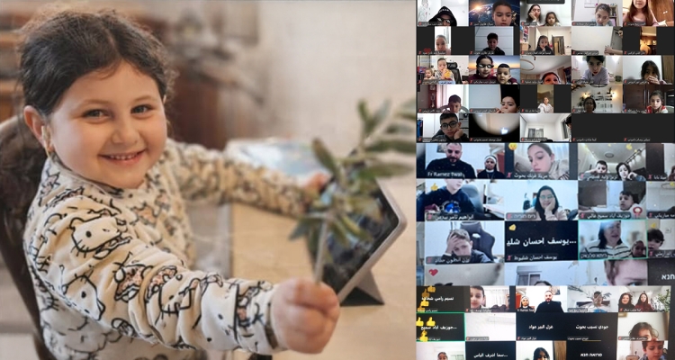 طلاب مدرسة راهبات الناصرة في شفاعمر يحتفلون بأحد الشعانين بلقاء روحي مميّز